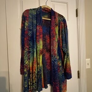 Caleoas Multicolor XL Women's Cardigan Jacket